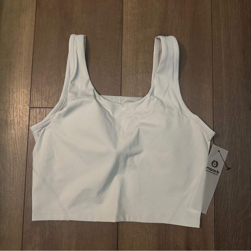NWT Mono B light grey  Sports Bra s/m/l